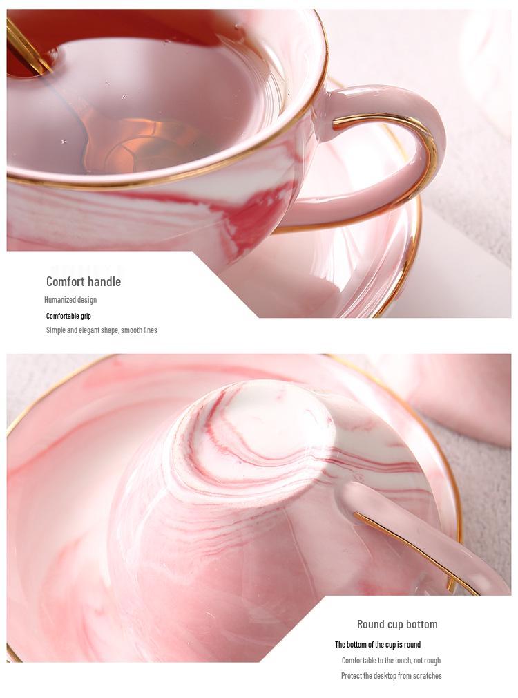 Elegant Nordic Flower Tea Set with Wax Heater