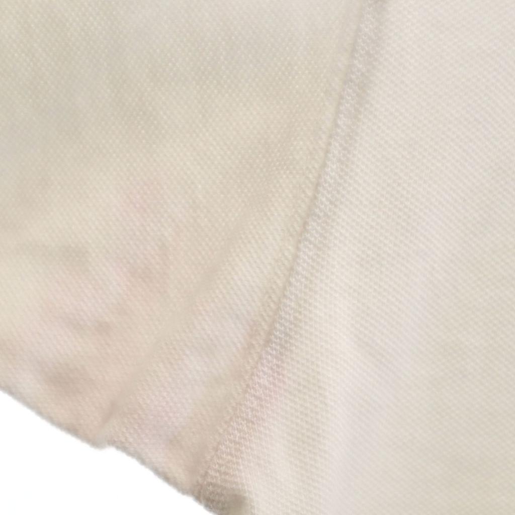 Nike Short Sleeve Polo Shirt L Off White Men's Used