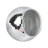 Disco Ball Ice Bucket Plastic Large Capacity Party Drink Bucket for Beer Cocktail Wine Silver