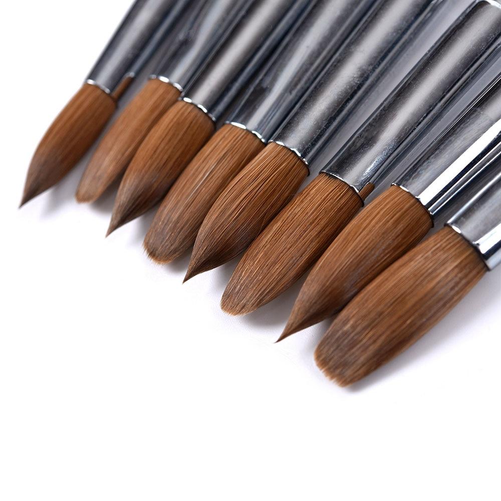 kads Kolinsky Acryl Nagelpinsel Nail Art Pinsel für Nagelverlängerung Malerei Zeichenpinsel Nägel Zubehör Pinsel Stift