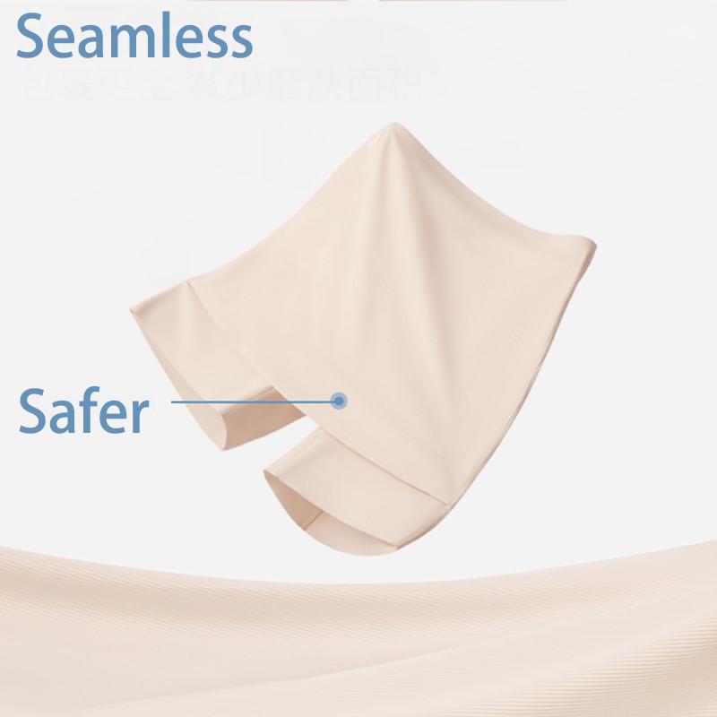 FINETOO Eisseide Sicherheits-Hose Damen Fach Anti-Walking Leggings Doppellagiger Nahtloser Schritt Sicherheits-Shorts