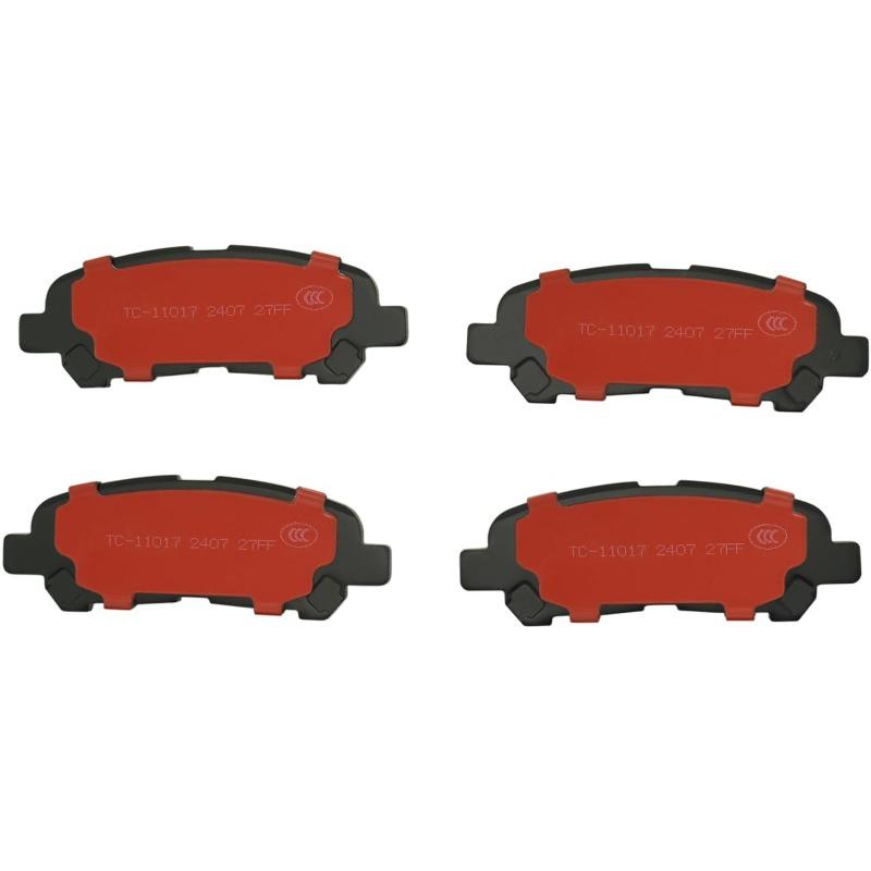 D1325 Rear Ceramic Brake Pads Compatible with Toyota Highlander 2008-2013 (4PCS)