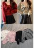 2025 Autumn Women's Two-Piece Sweater Set: Camisole Vest & Bow Long Sleeve Knit Top