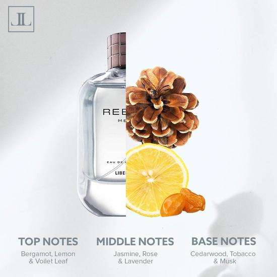 Liberty Luxury Rebel Eau De Parfum Flüssigkeit für Männer Lang anhaltende aromatische & maskuline Noten Premium-Duft Hergestellt in Frankreich 100ml