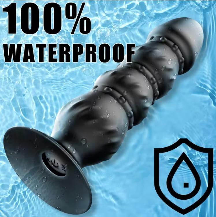 Masturbator Male Silicone Inflatable Anal Plug Prostata Massager Tail Vibrator Real Touch Feeling 100% Waterproof