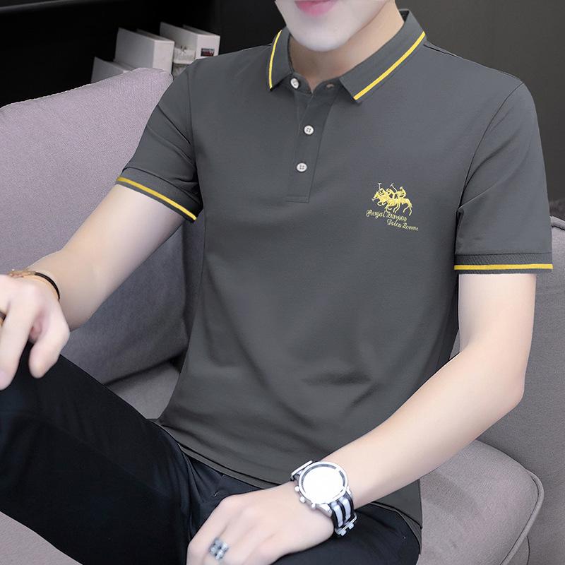 2026 Men's Short Sleeve Polo T-Shirt, New Style Lapel Casual Top