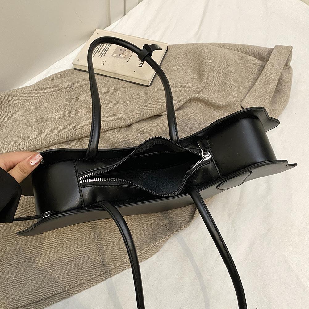 Women Cartoon Dog Shaped Shoulder Bag PU Leather Unique Designer Handbag Novelty Party Evening Bag Cute Causal Underarm Pouch