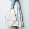 Atil Studio Corduroy Mini Ribbon Hobo Dot And Crossbody Bag _ [Ivory]