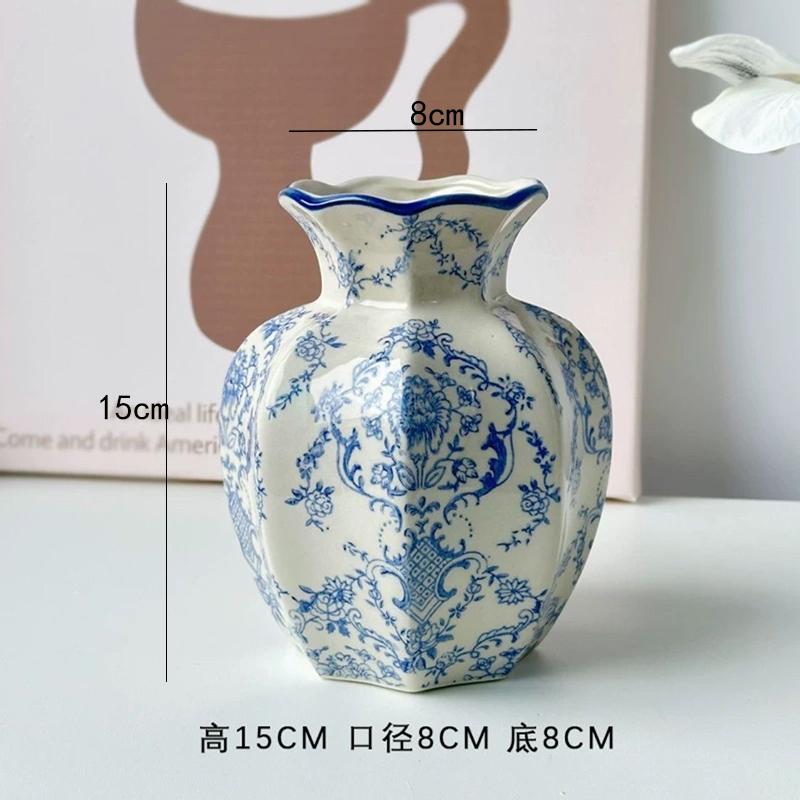 Plant Pots Table Decoration Ornaments Flower Arrangement Ceramic Vases Room Aesthetic Decor
