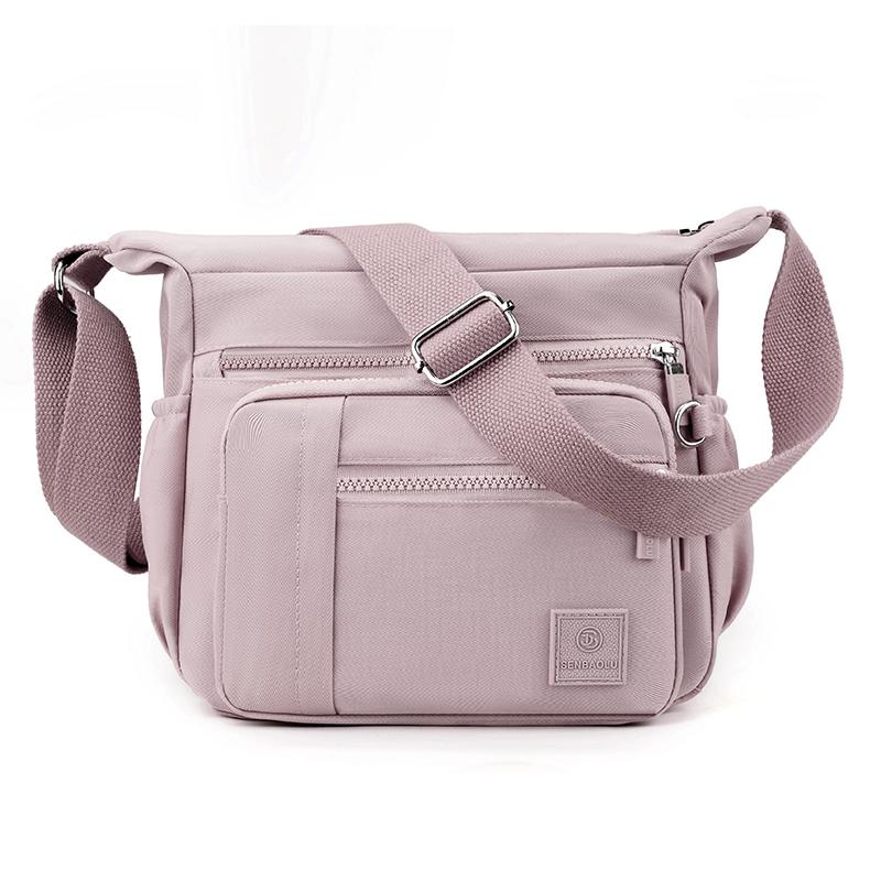 Women's Crossbody Bag Large Capacity Shoulder Bag Multi-Compartment Middle-Aged Mother Bag