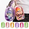Jewelry Organizer Thicken Transparent Mystery Box Storage Case PVC Storage Box Cute Toy Doll Bag Keychain Wallet Dustproof Case