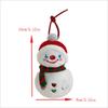 Cute Winter Scarf Snowman Plush Doll Stuffed Toy Keychain Pendant Bag Hanging Backpack Charms Christmas Decoration Birthday Gift