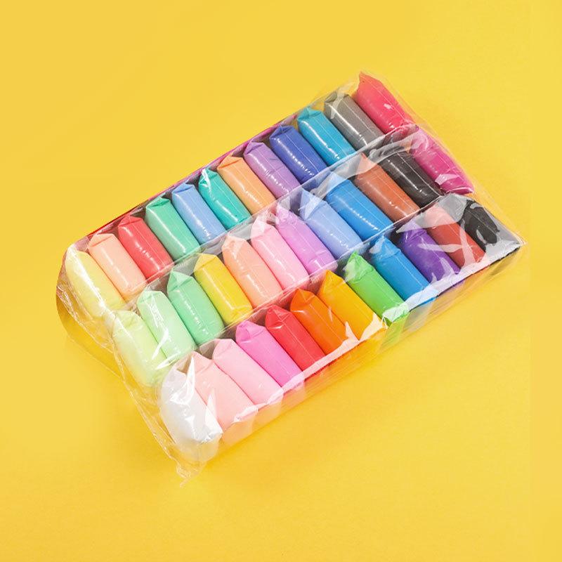 36 farger/sett Luftleire Fimo Polymer Plastelina Modellering DIY Leire Kreativ Læring Pedagogisk Leke