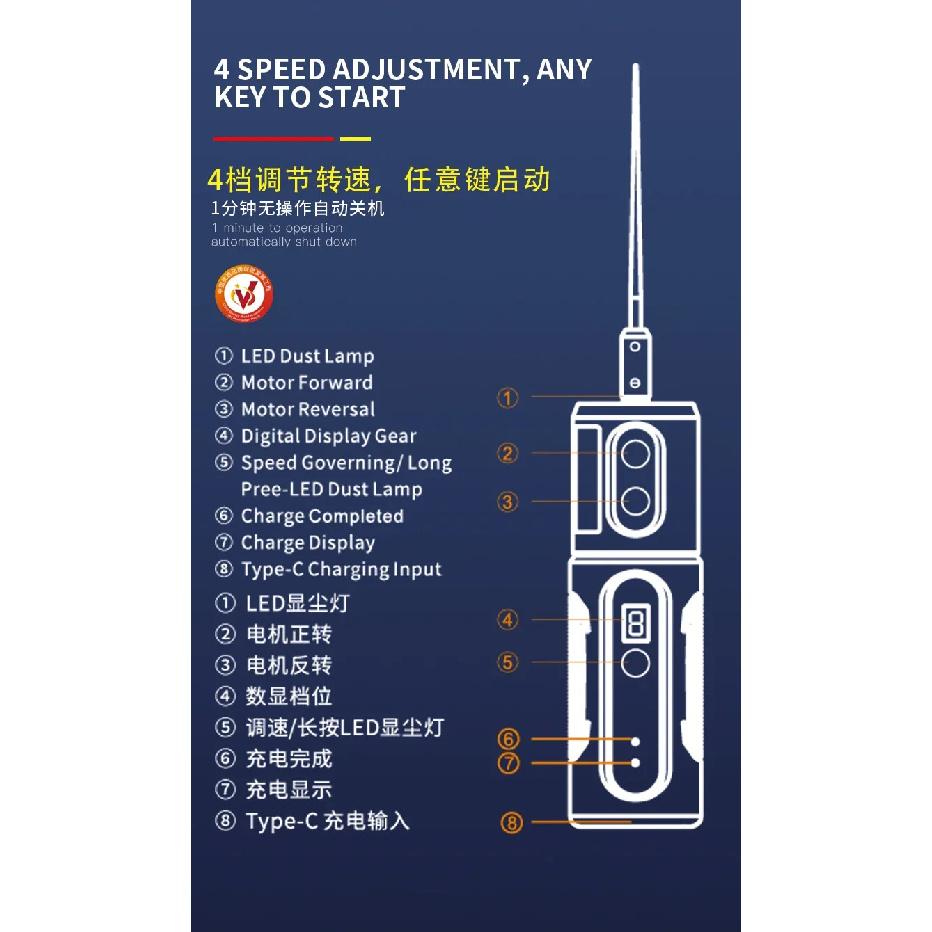 Mechanic IR14 Electric OCA Glue Remover Tool With Led Display For Phone Screen OCA Polarized Clean Electric Grinder Hand Tool