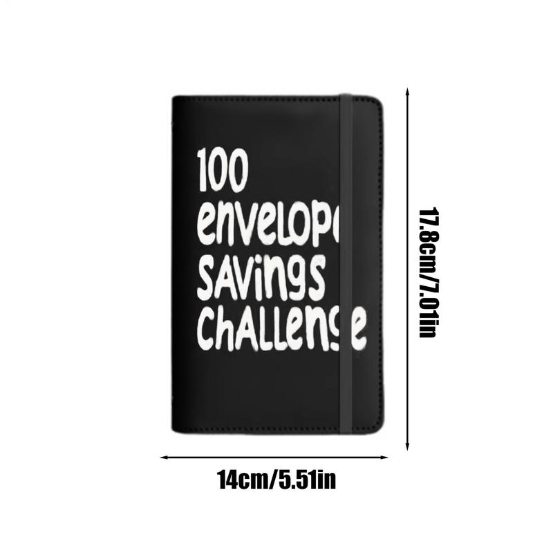 100 Envelopes Money Saving Challenge Budget Binder 100 Days Binder Envelopes To Save 5050 Dollars For Budget Tracking Women Men