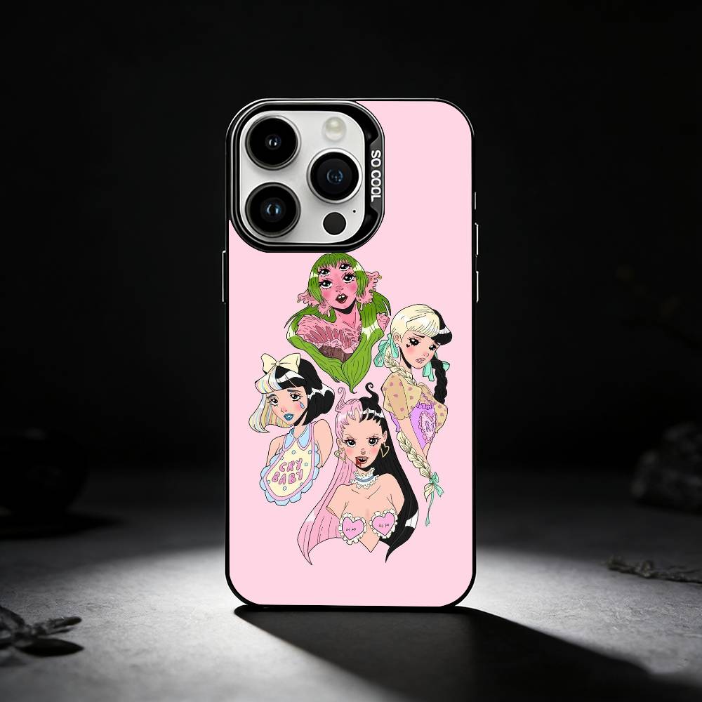 M-Melanie Martinez Portals Phone Case For iPhone 17,16,15,14,13,12,11 Plus,Pro Max,XS,Colored silver phone case