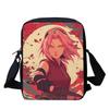NARUTO Anime Kids Crossbody Bag, Adjustable Straps & Zipper, Light Durable Shoulder Bag, Daily School Bag Boys & Girls Ages 5-11
