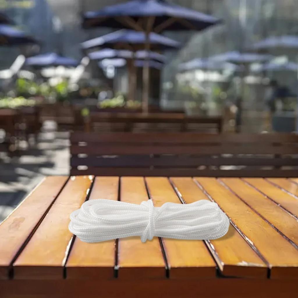 Sun Umbrella Parts Replacement Cord Patio Umbrella Cord Versatile Roope Parasol Accessories Length 3.4m Nylon Portable