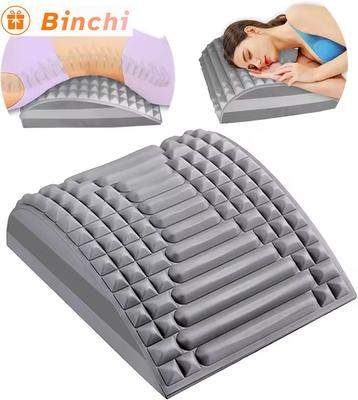 Back Neck Massager Stretcher For Herniated Disc Pain Relief Relax Posture Corrector Tool Lumbar Cervical Traction Massage Pillow