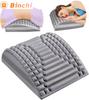 Back Neck Massager Stretcher For Herniated Disc Pain Relief Relax Posture Corrector Tool Lumbar Cervical Traction Massage Pillow