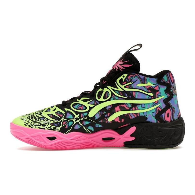Puma MB.04 Heem Men Sneakers Multi-Color Black Luminous-Pink 310837-01