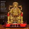 God of Wealth Figurine: Attract prosperity from all directions. Ideal for home or office, perfect for living rooms or shop openings/housewarmings.