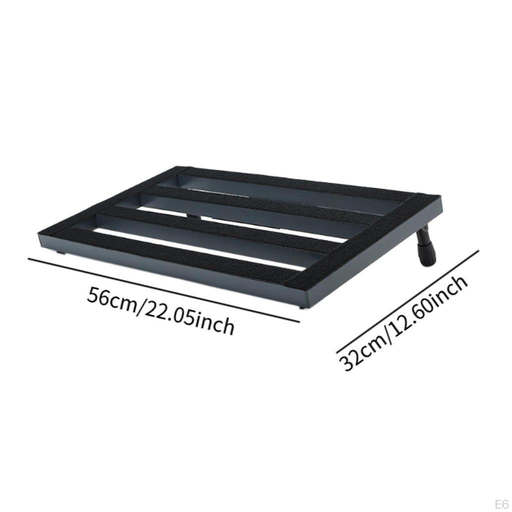 Aluminum Alloy Pedal Board for Guitar Effects, Non-Slip Design Bass Instruments