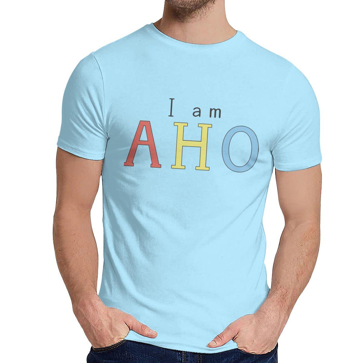 Summer I Am Aho Yuruyuri Akari Tee Unisex Stylish Pure Cotton Camiseta Classic Round Neck T M