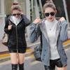 Women Hoodies Sweatshirt Casual Coat Large Size Ladies Velvet Thickening Warm Hooded Zipper Jacket Cardigan Jacket For Female