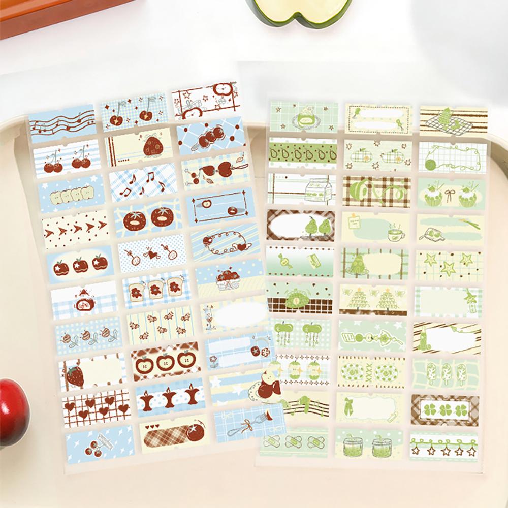 Sticker Pack Sauce Fruit Party Sweet and Clever Diary Series Handmade Account Stickers Decoration Base Collage Material