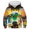2025 Kids Ninjago Hoodies 3D Casual Print Pullover Kids Teen Boys Girls Kids Toddler Sweatshirts Toddler Tops 4-14 Years Old