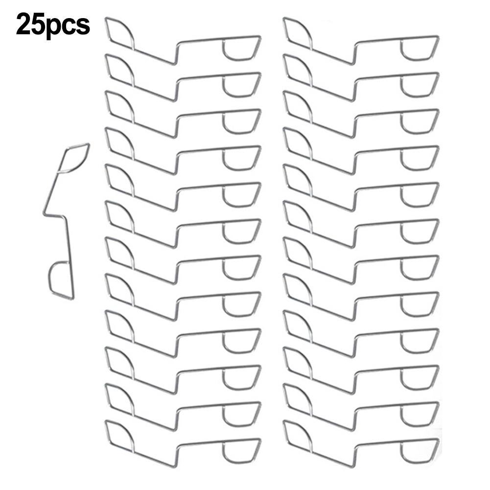 25/50PCS Fence Panel Clip Stainless Steel Fence Panel Wedges Noise Reduce Rattling Banging Stop Wedges For Garden Fence
