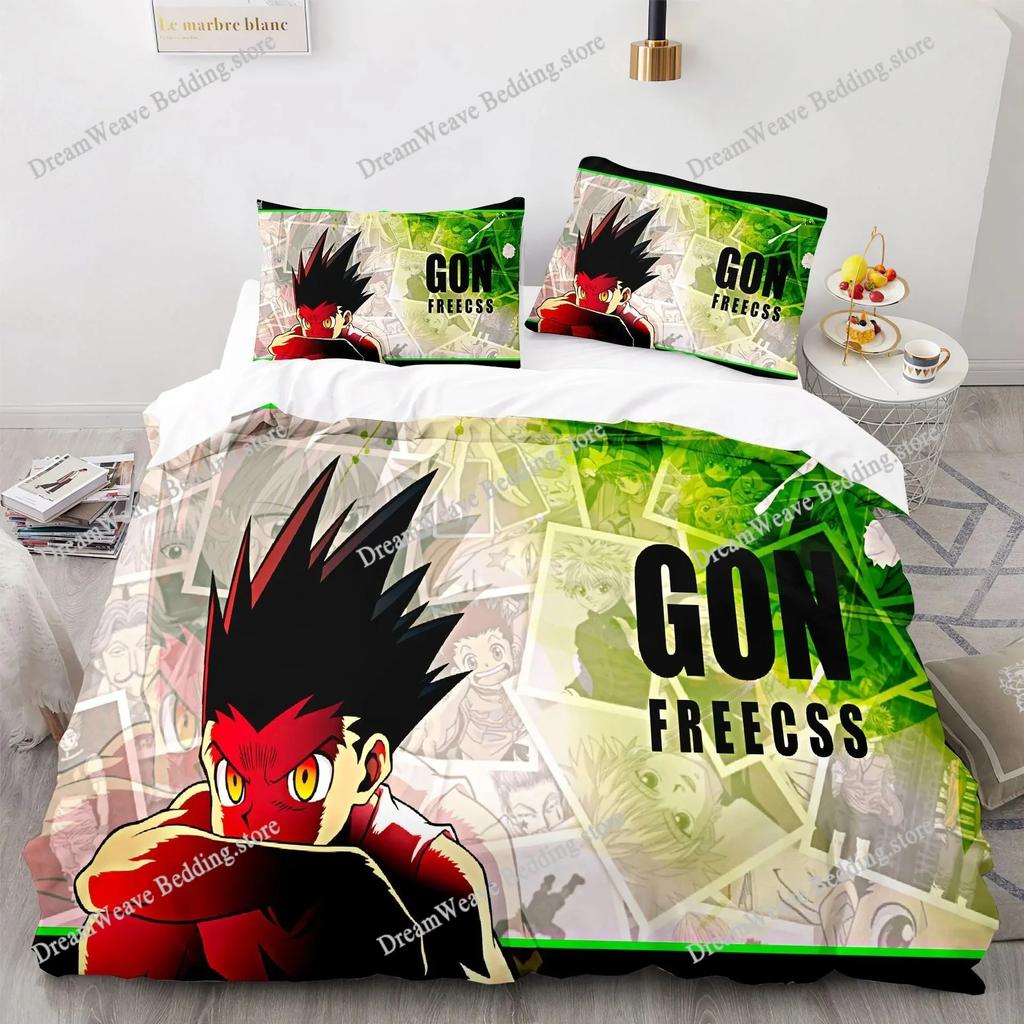 3D Print Duvet Cover Hunter×Hunter Pattern Quilt Covers For Children Single Twin Queen King Bedding Set Home Textile Luxury Gift