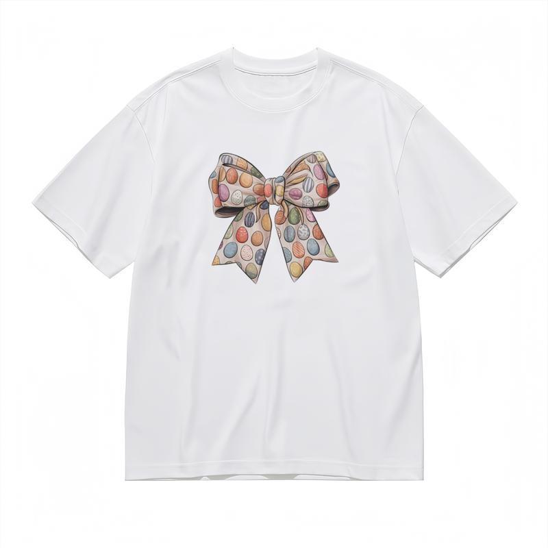 

Women s Plus Size All-Season Breathable Classic T-Shirt Polka Dot Pattern Tee 4XL