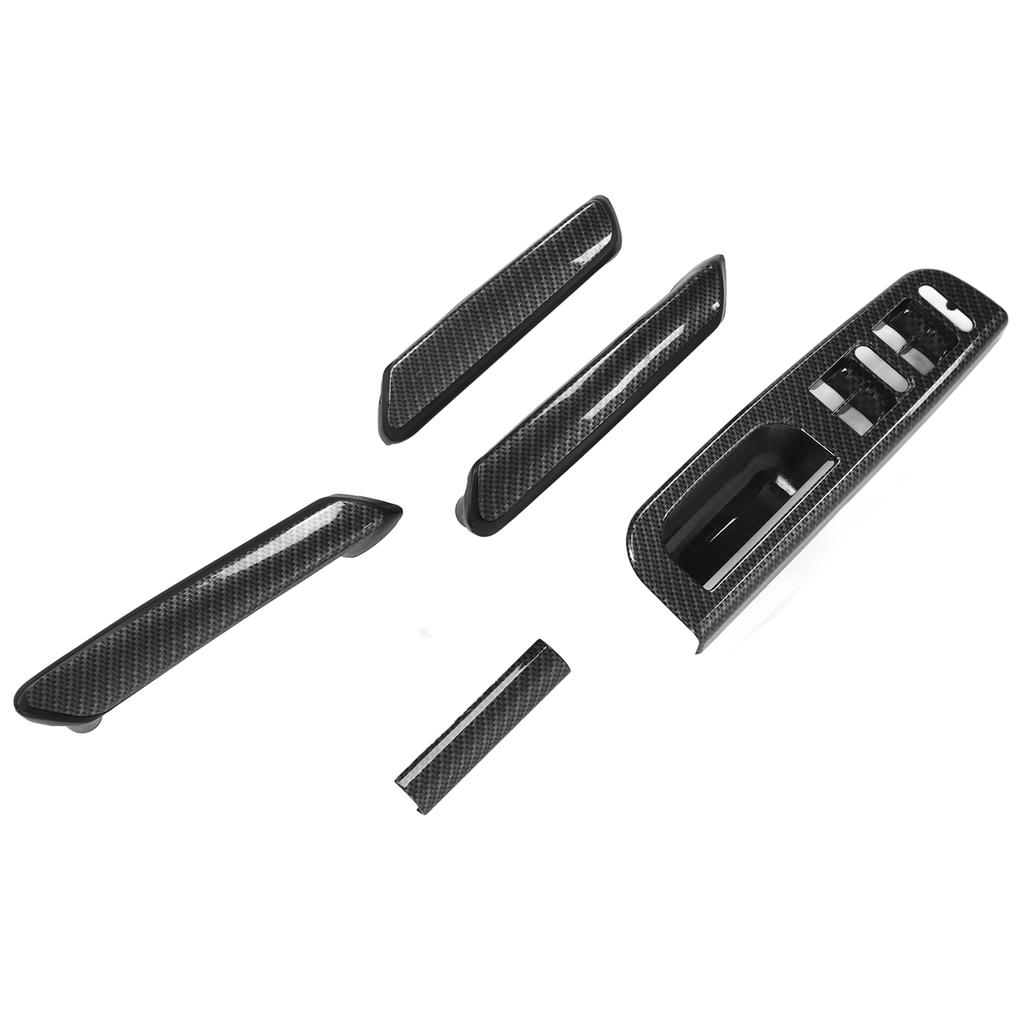 Carbon Fiber Style Inner Door Handle Lifting Panel Frame 3B0867172 Car Interior Accessories