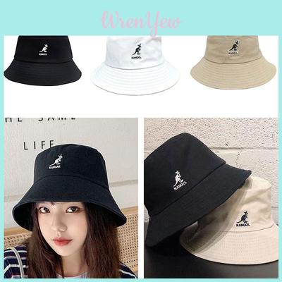Klasyczny kapelusz typu bucket Kangol Bermuda Washed Męski Damski Bawełniany Płaski Wierzch Modne Nakrycie Głowy