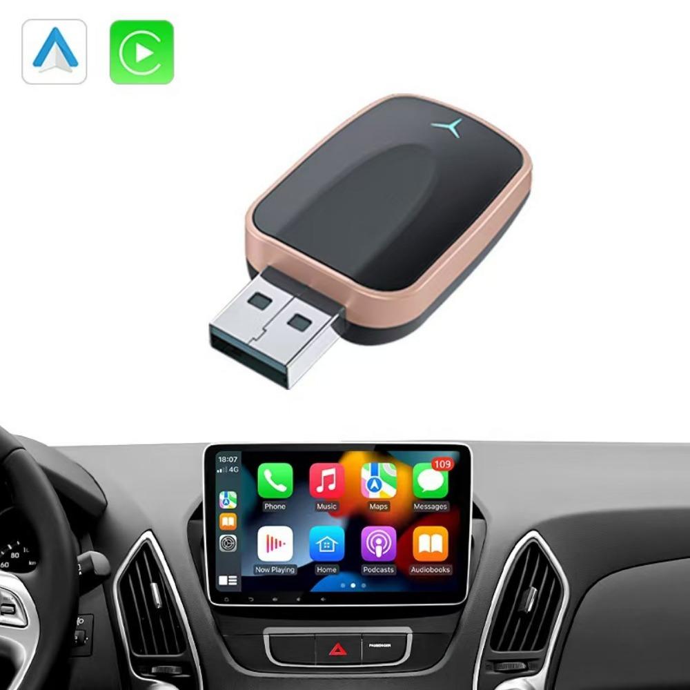 Wireless CarPlay Box Android Auto 2 in 1 Adapter Convert Wired to Wireless for Car Connectivity