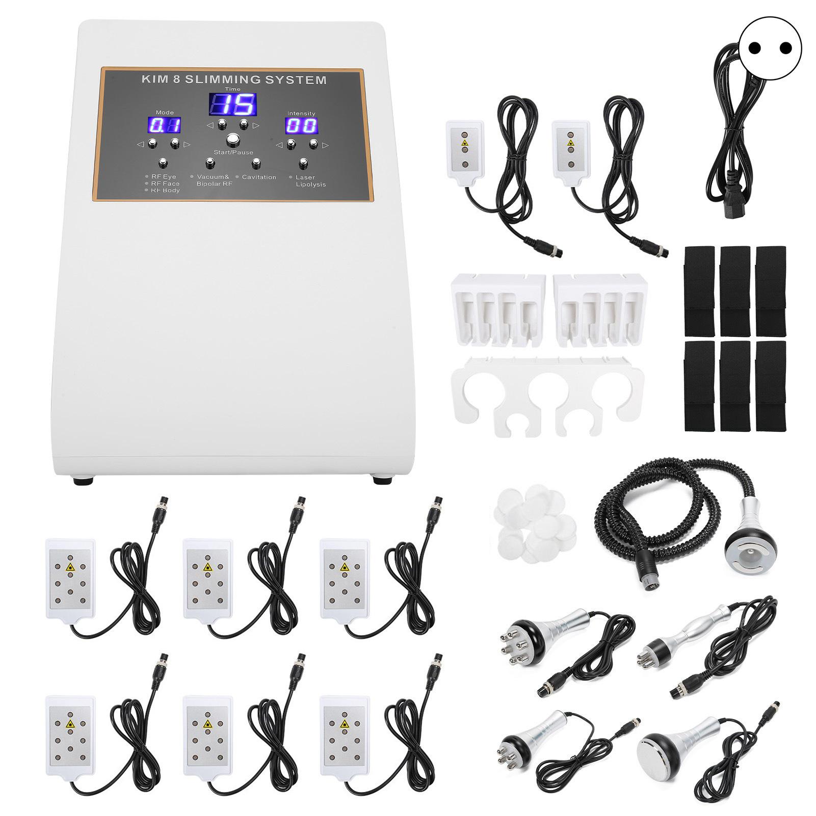 

Многофункциональный аппарат для сжигания жира 6 в 1 Аппарат для удаления целлюлита Аппарат для похудения RF 110‑24 Prise européenne