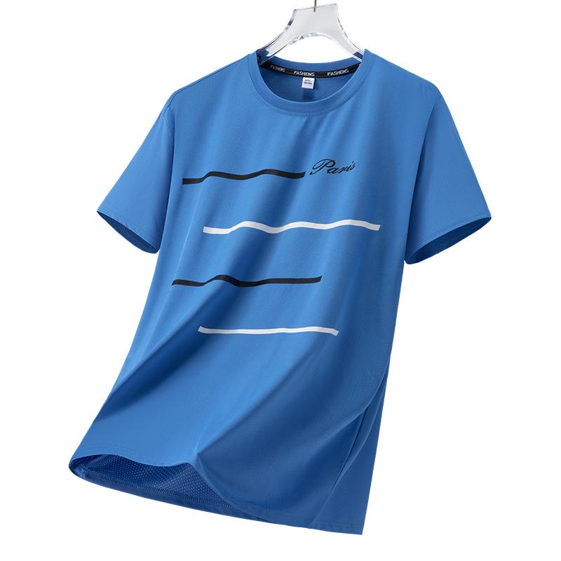 Short sleeved T-shirt men's summer casual loose half sleeved T-shirt men's breathable T-shirt