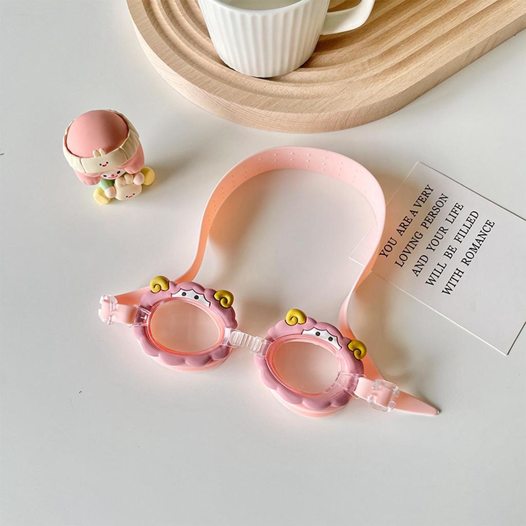 Unicorn Anti-Fog Kids' Swim Goggles with Adjustable Cartoon Strap