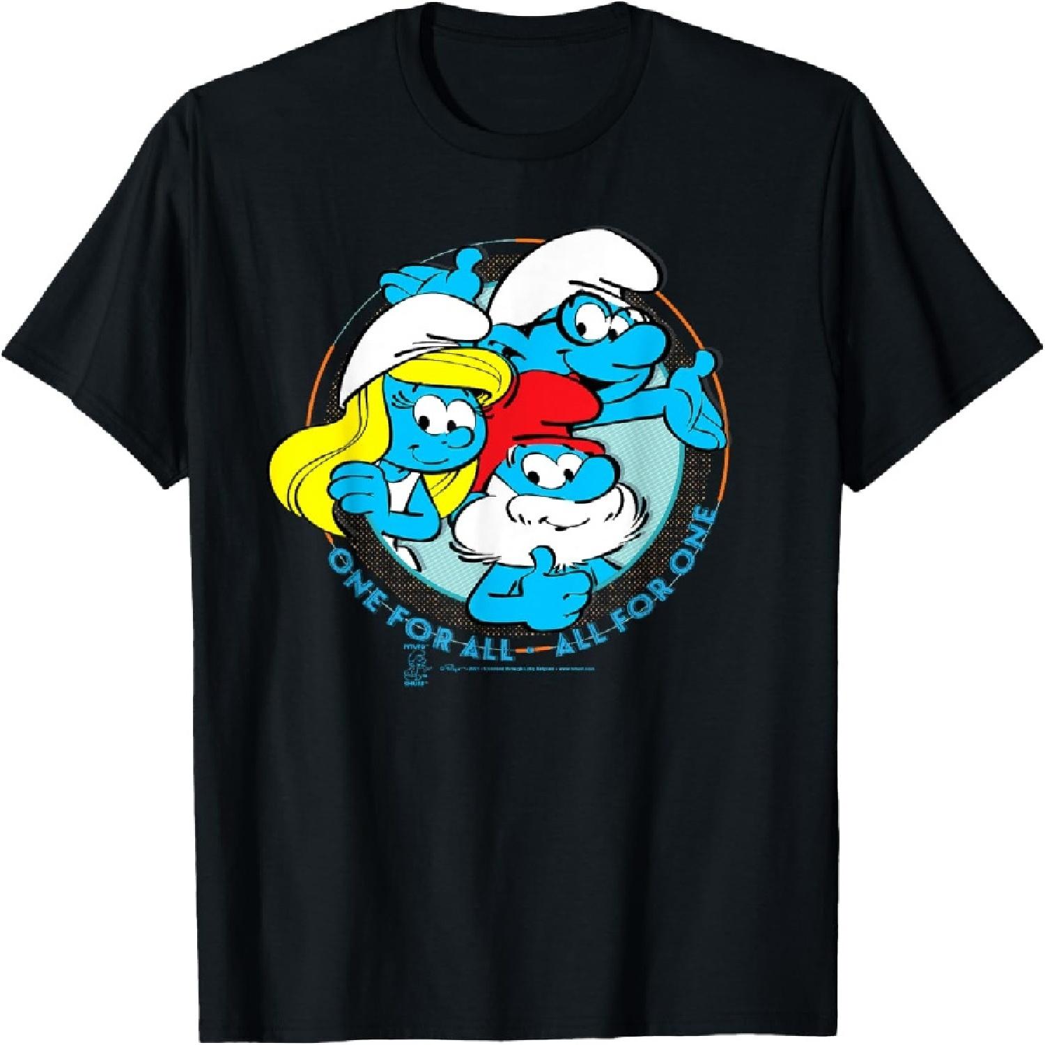 The Smurfs Papa Smurf Smurfette All for One T-Shirt XXXXXL разноцветный