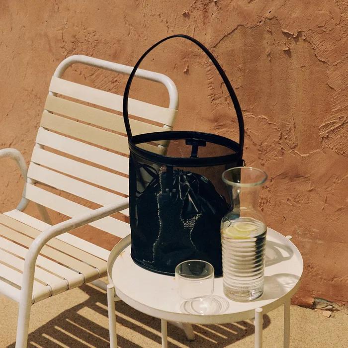 ONDE BAG _black Mesh Bag
