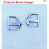 Car front fog lamp decorative frame silver For Chevrolet Colorado -2025