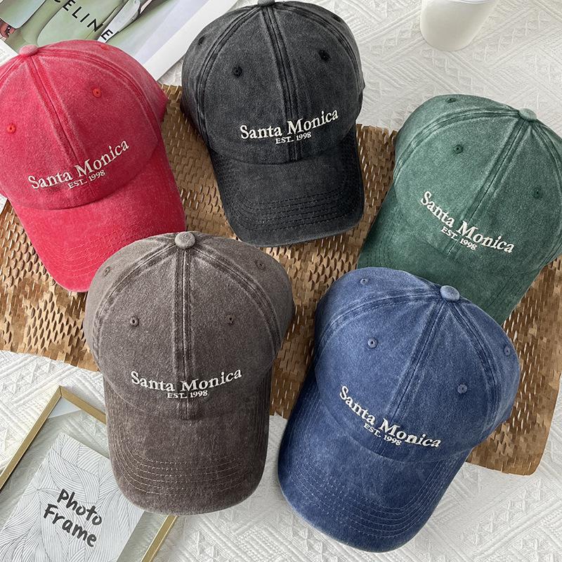 Women's Embroidered Letter Baseball Cap, Casual Fashion, Lightweight Polyester, Hand Washable, Versatile, Letter Embroidery, Baseball Cap