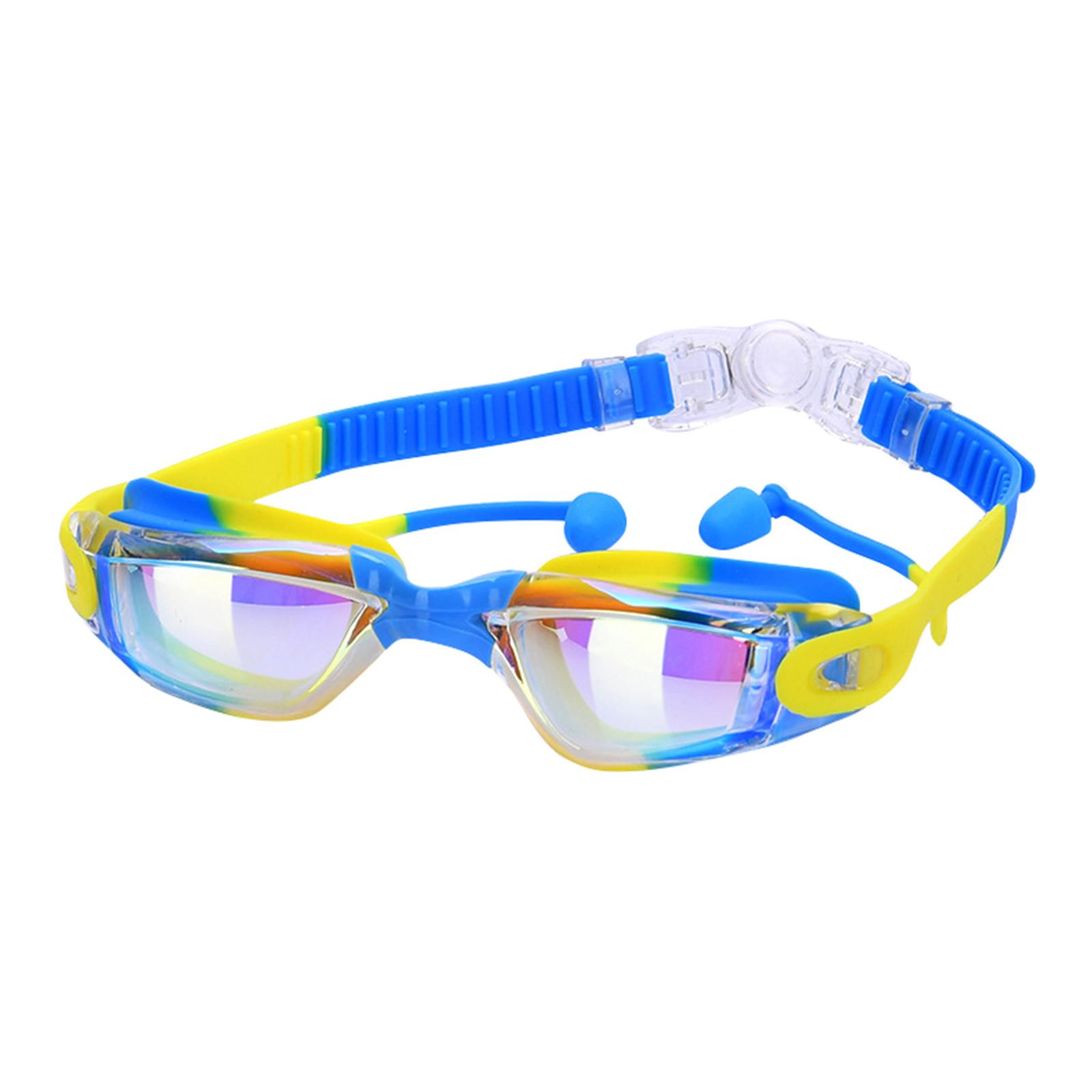 

Детские очки для плавания, 2 упаковки, очки для плавания с берушами и зажимом для носа, очки от запотевания и ультрафиолета для детей, подростков в возрасте от 3 до 15 лет One Size синий