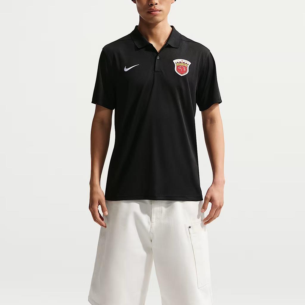 Nike Dri-Fit Victory 2026 Season Shanghai Port Club Quick-Dry Polo Shirt Men tops IQ0525-010