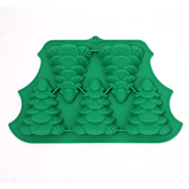 Christmas Mold Silicone Mold Christmas Tree Gingerbread Man Snowflake Christmas Mold Cookie Candy Mold