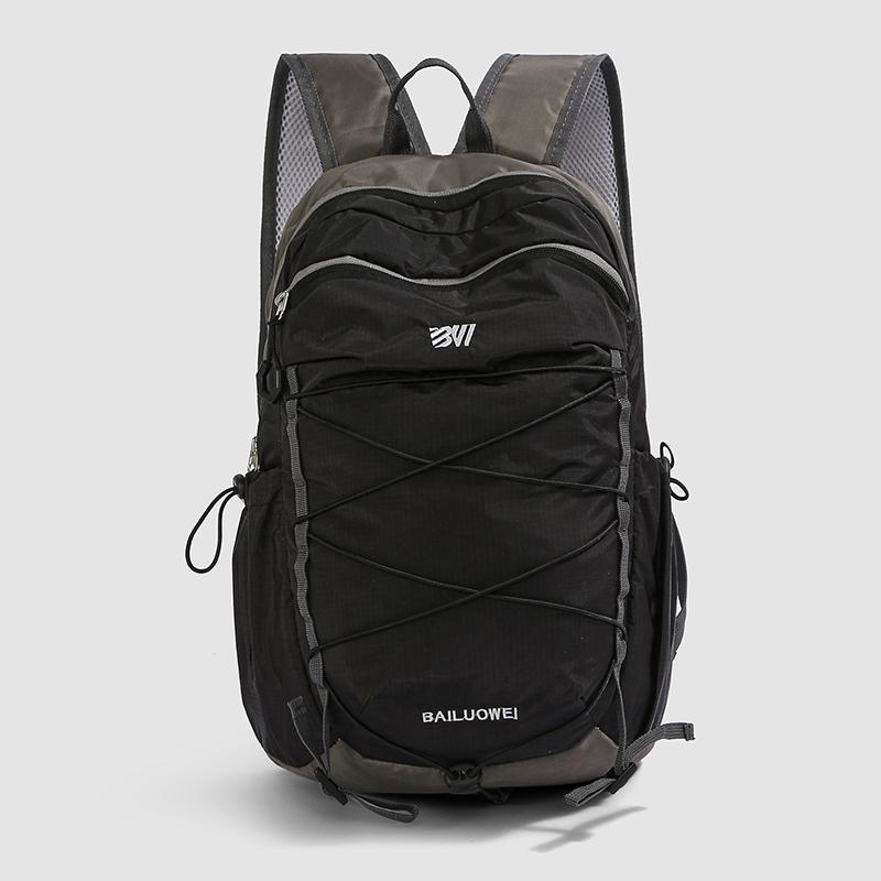 Color Block Backpack Unisex Commuter Large Capacity Lightweight Travel Backpack Student Schoolbag
