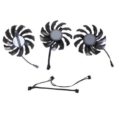 GPU Fan Efficient Cooling Fan with 4Pin Connection For RTX3050 3060 3060TI Quiet Effective Heat Dissipation PLD08010S12HH 