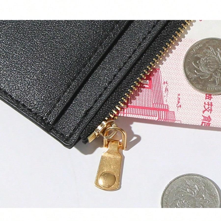 Ladies Ultra-thin Card Bag Korean Version Change Bag Zipper Card Bag